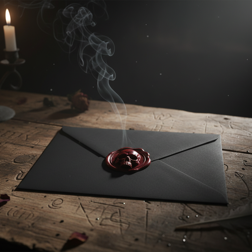 Creepy Horror Envelope